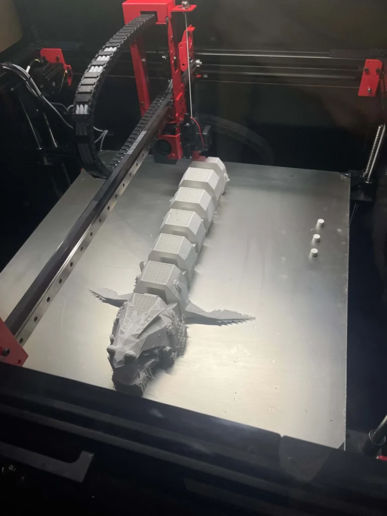 Oilfield adapter part produced via 3D printing
